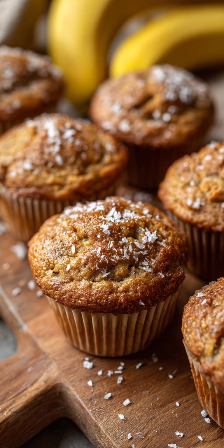 Sourdough Discard Banana Muffins served warm with cozy spices