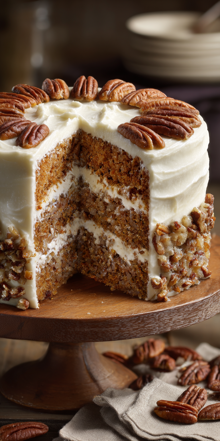 Southern Hummingbird Cake with Pecans Recipe