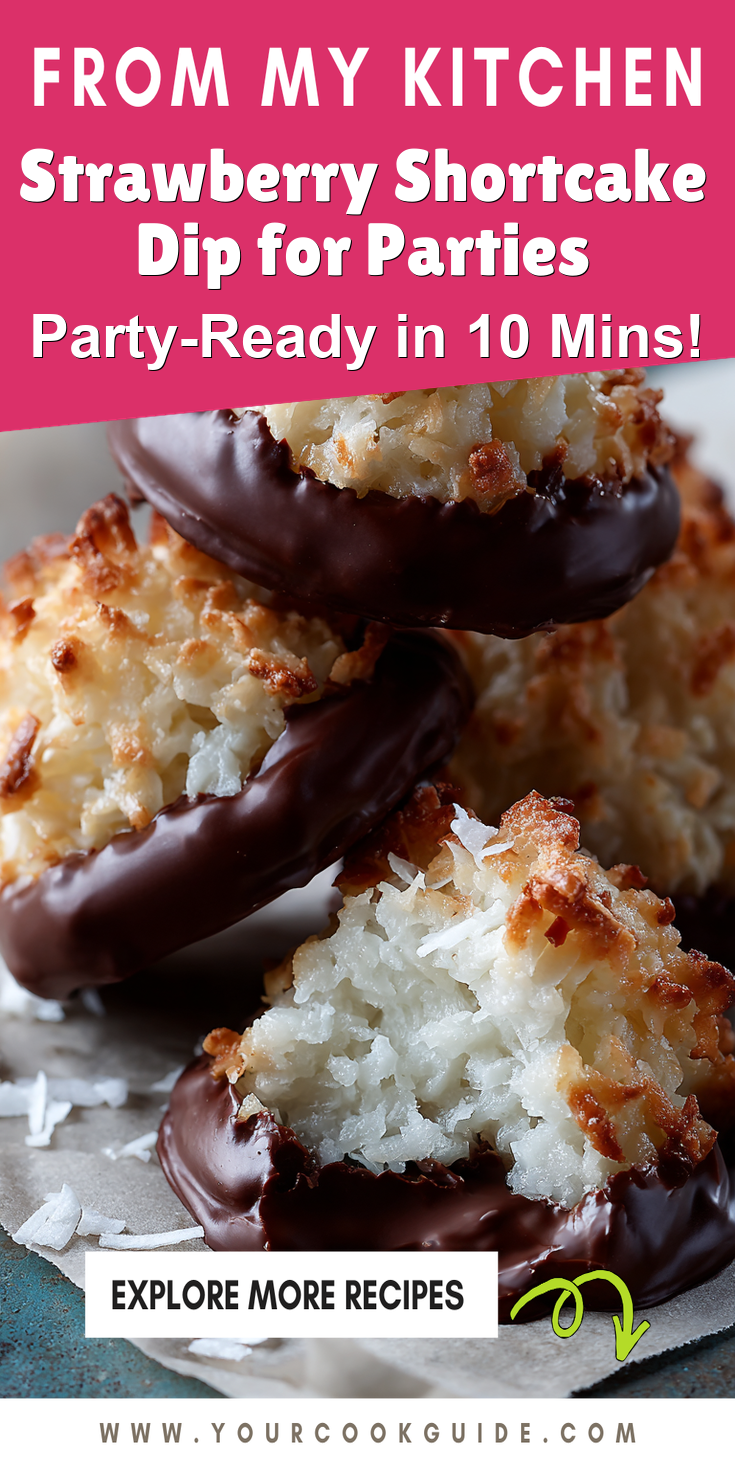 Strawberry Shortcake Dip for Parties served warm with cozy spices