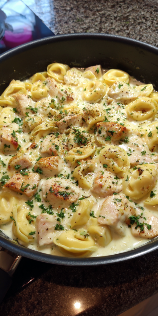 Tortellini with Creamy Sauce Recipe