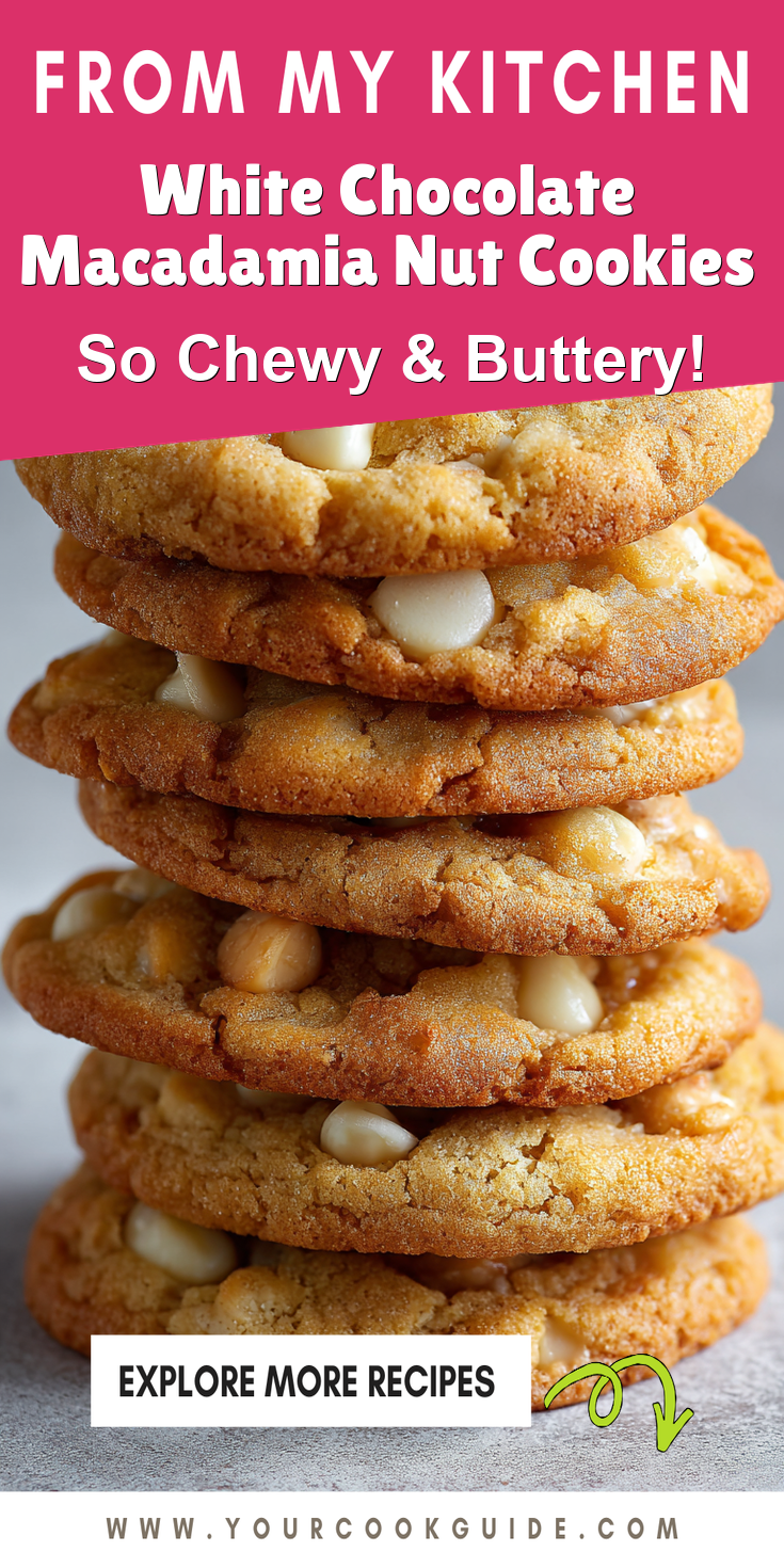 White Chocolate Macadamia Nut Cookies served warm with cozy spices